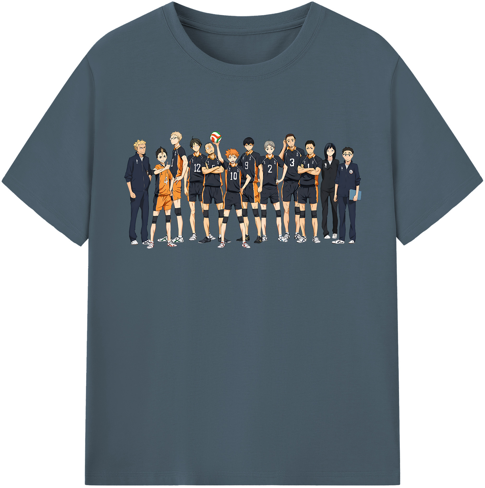 （画像用） ハイキュー!! Haikyu!! 綿100％半袖Tシャツ（フロントプリント）